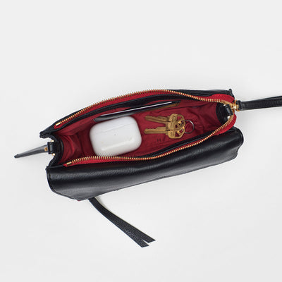 Hammitt Curtis-Black-BG-Red Zip