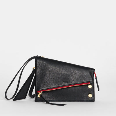 Hammitt Curtis-Black-BG-Red Zip