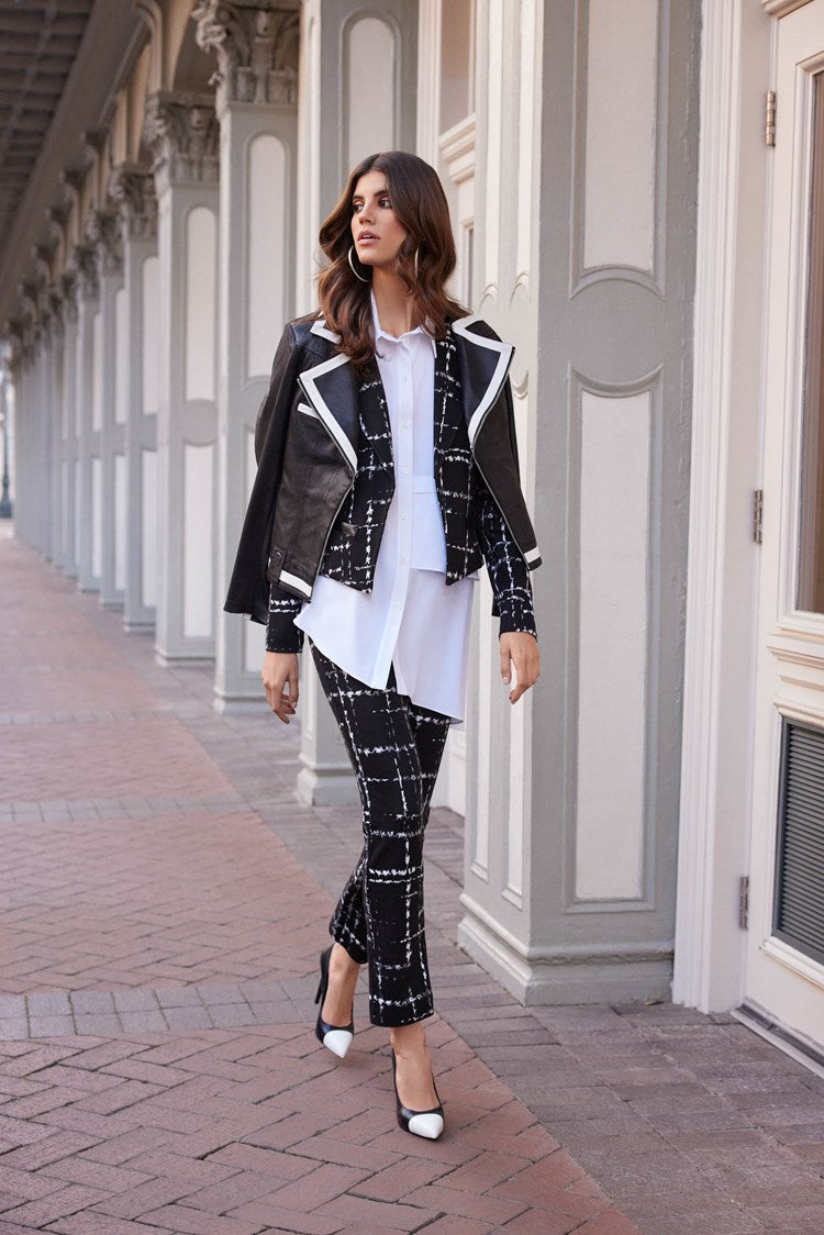 Joseph Ribkoff 233143 Pants Black/Multi