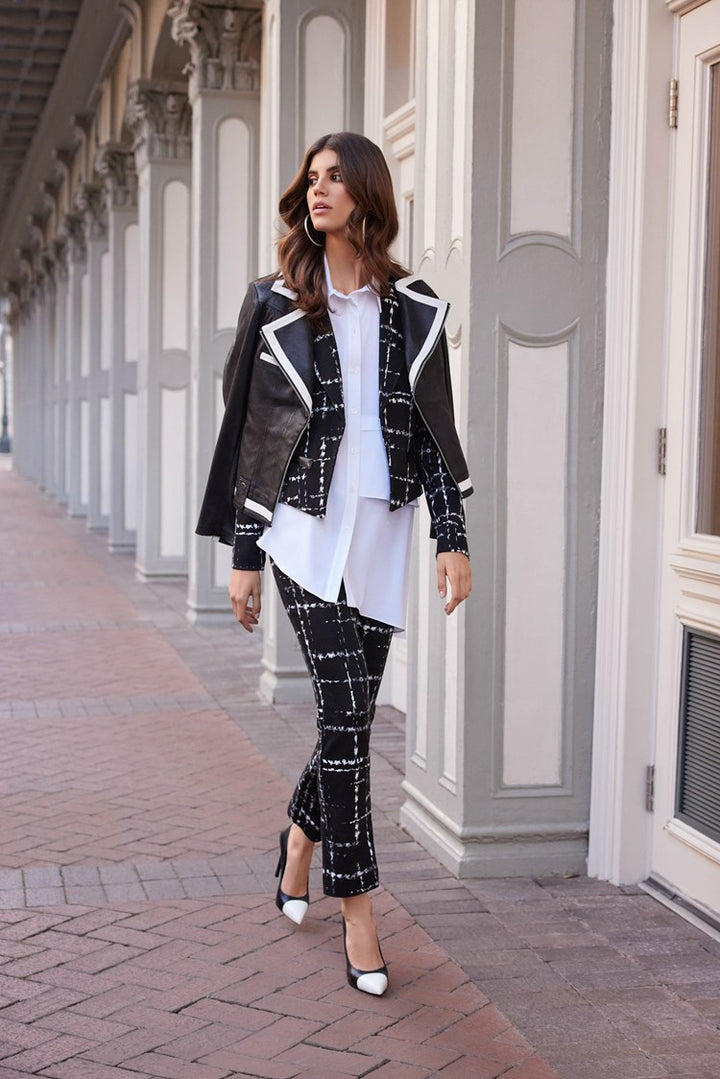 Joseph Ribkoff 233143 Pants Black/Multi