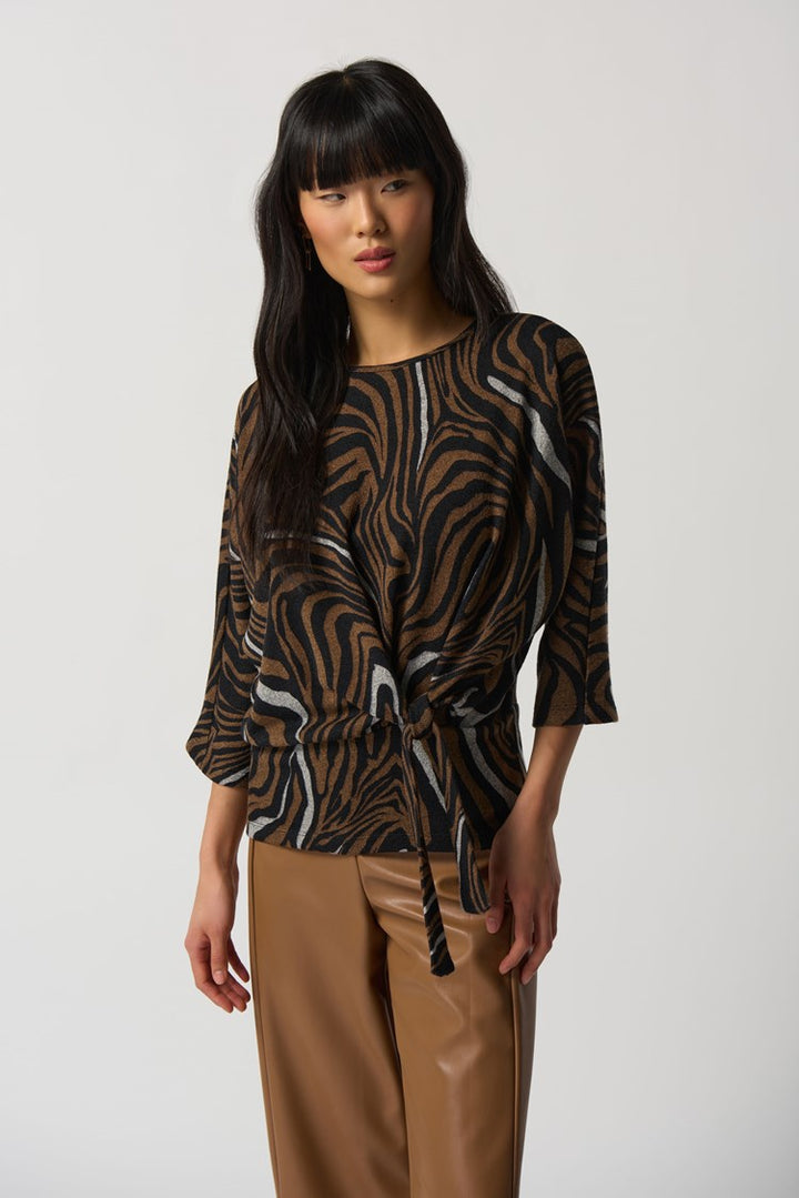 Joseph Ribkoff 233150 Top Black/Multi