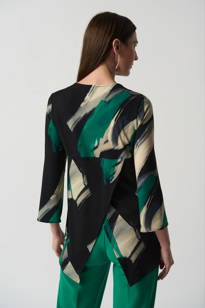 Joseph Ribkoff 233178 Top Black/Multi