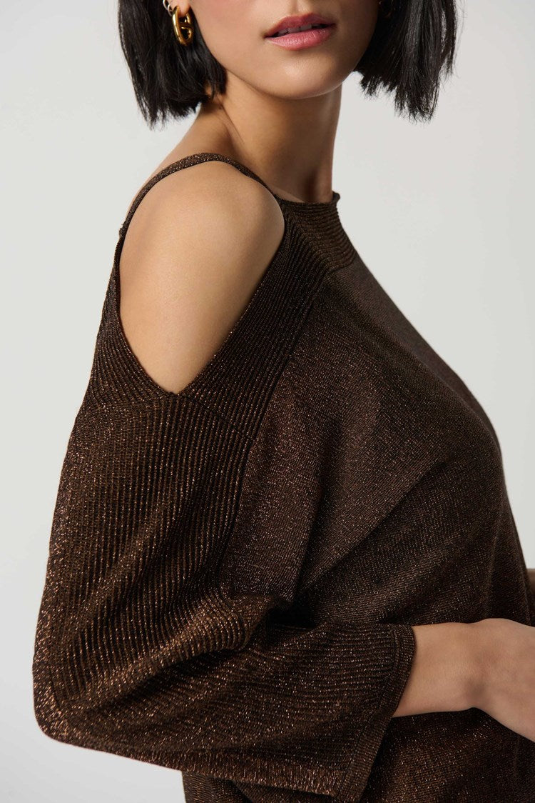 Joseph Ribkoff 234916 Top Black/Bronze