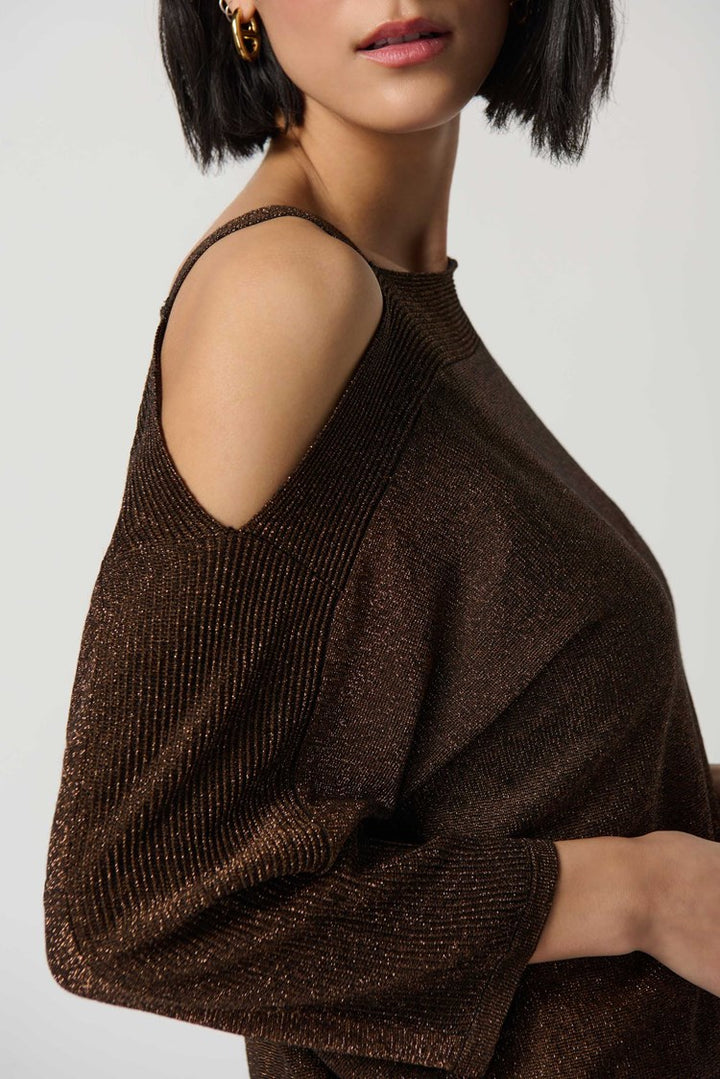 Joseph Ribkoff 234916 Top Black/Bronze