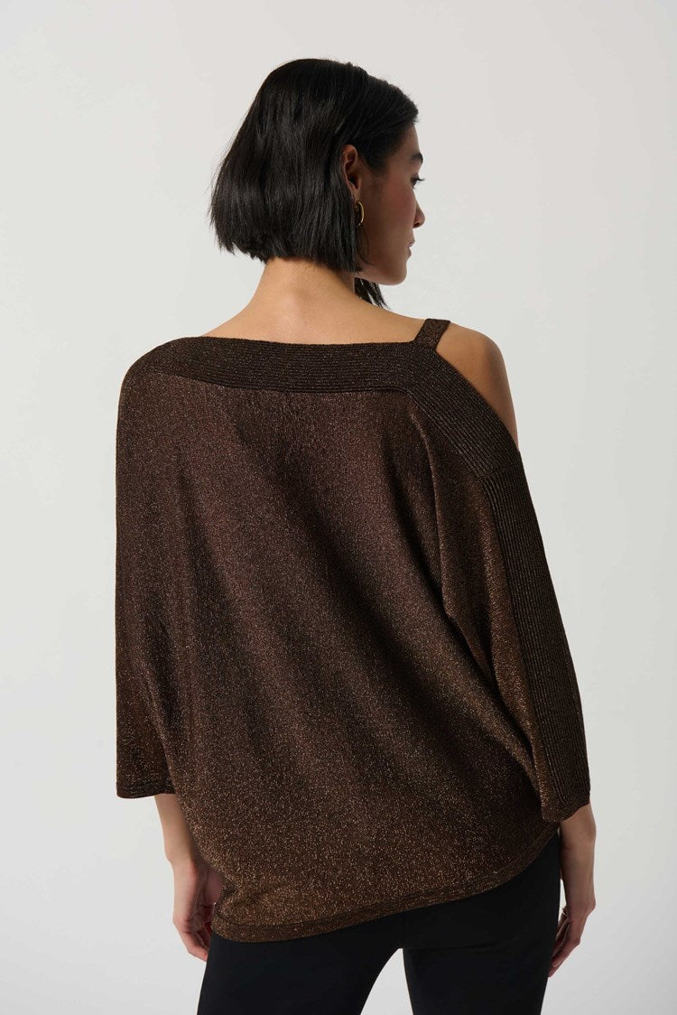 Joseph Ribkoff 234916 Top Black/Bronze