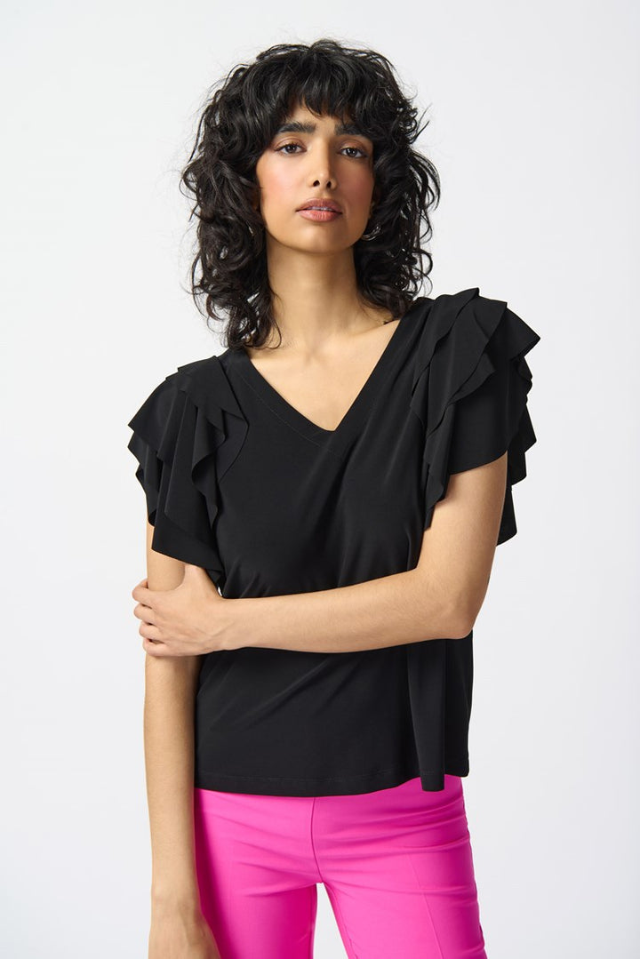 Joseph Ribkoff 241005 Top Radiant Red