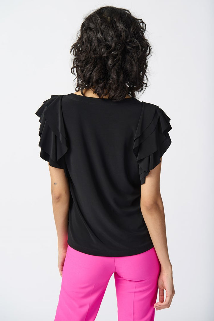 Joseph Ribkoff 241005 Top Radiant Red
