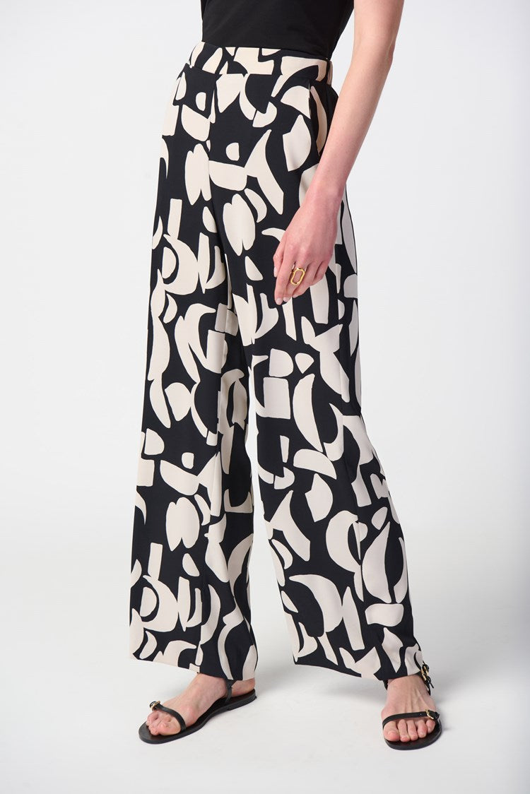 Joseph Ribkoff 241097 Pants Black/Moonstone