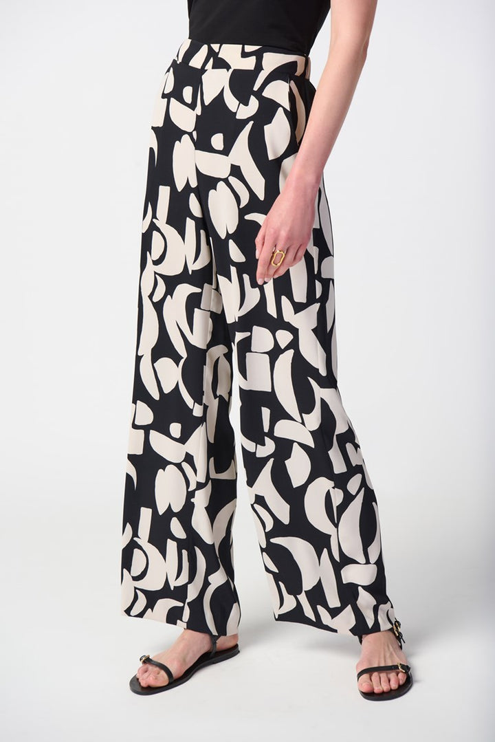 Joseph Ribkoff 241097 Pants Black/Moonstone