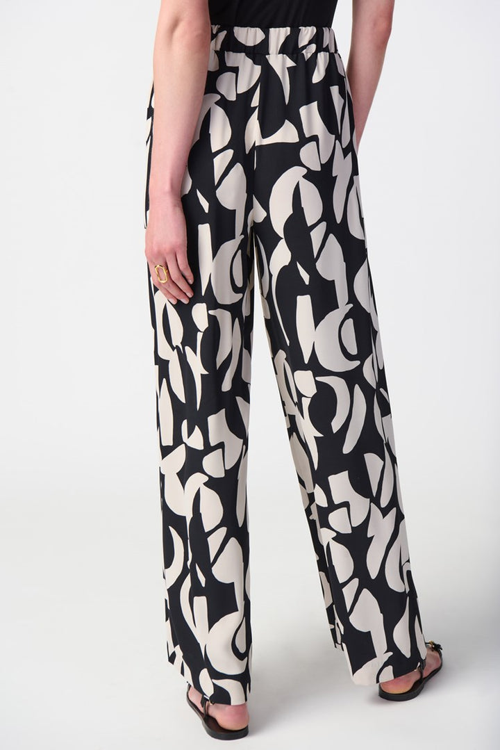 Joseph Ribkoff 241097 Pants Black/Moonstone