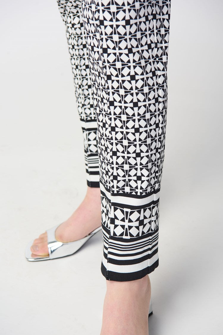 Joseph Ribkoff 241186 Pants Vanilla/Black