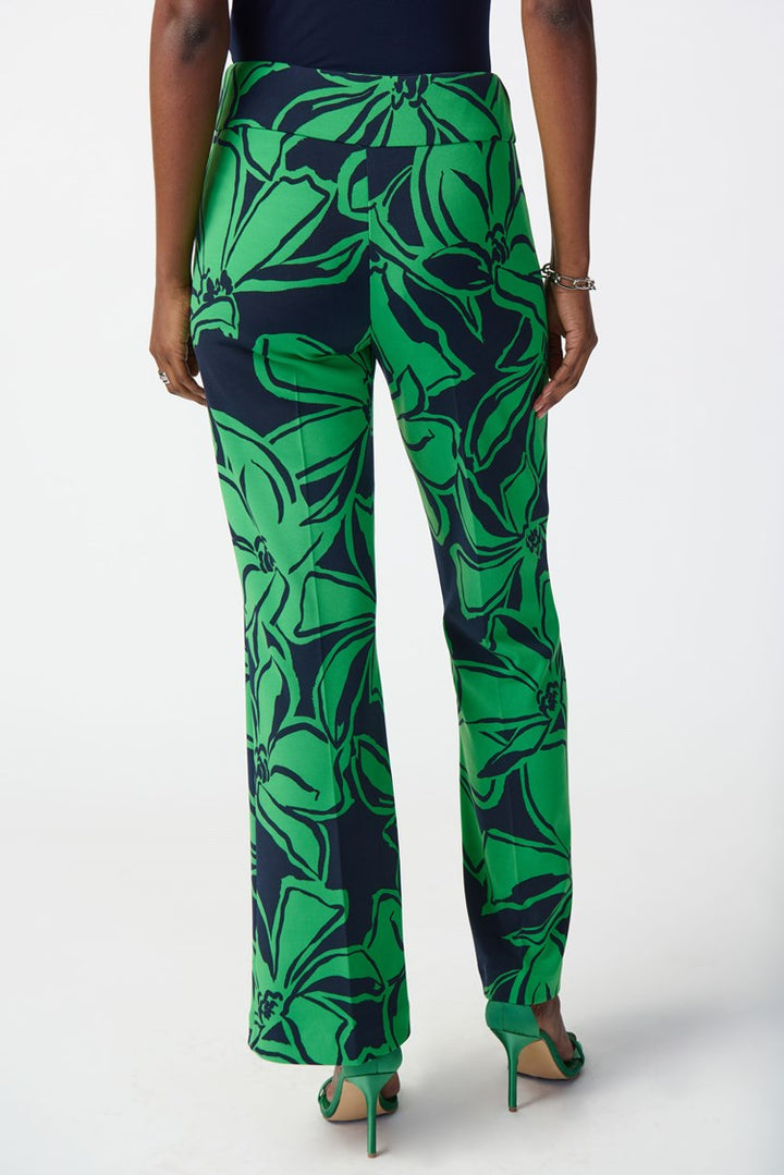 Joseph Ribkoff 241254 Pants Midnight Blue/Green