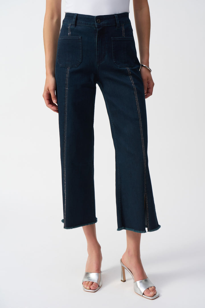 Joseph Ribkoff 241903 Pants Dark Denim Blue