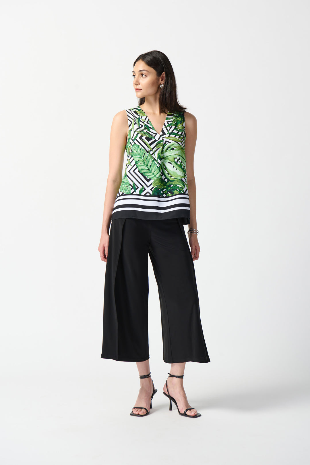Joseph Ribkoff 242237 Top Vanilla/Multi