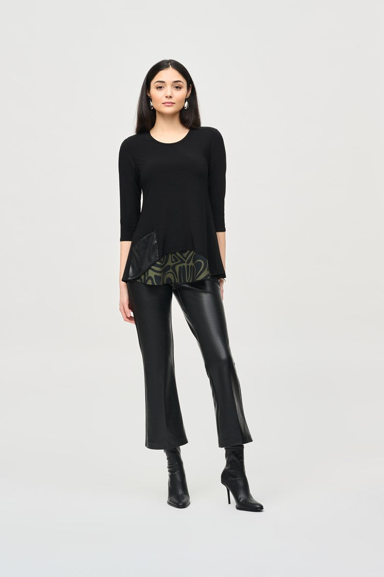 Joseph Ribkoff Jospeh Ribkoff 243123 Top Black/Green
