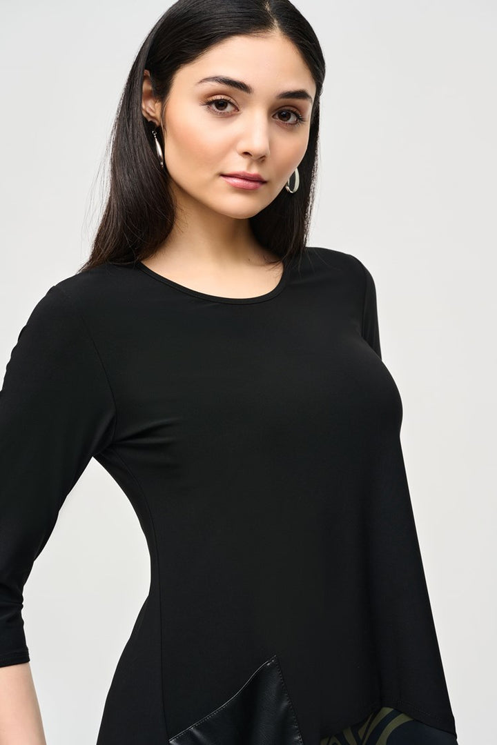 Joseph Ribkoff Jospeh Ribkoff 243123 Top Black/Green