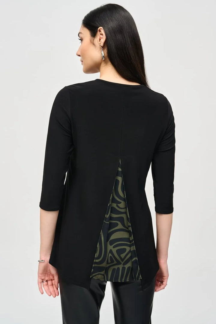 Joseph Ribkoff Jospeh Ribkoff 243123 Top Black/Green