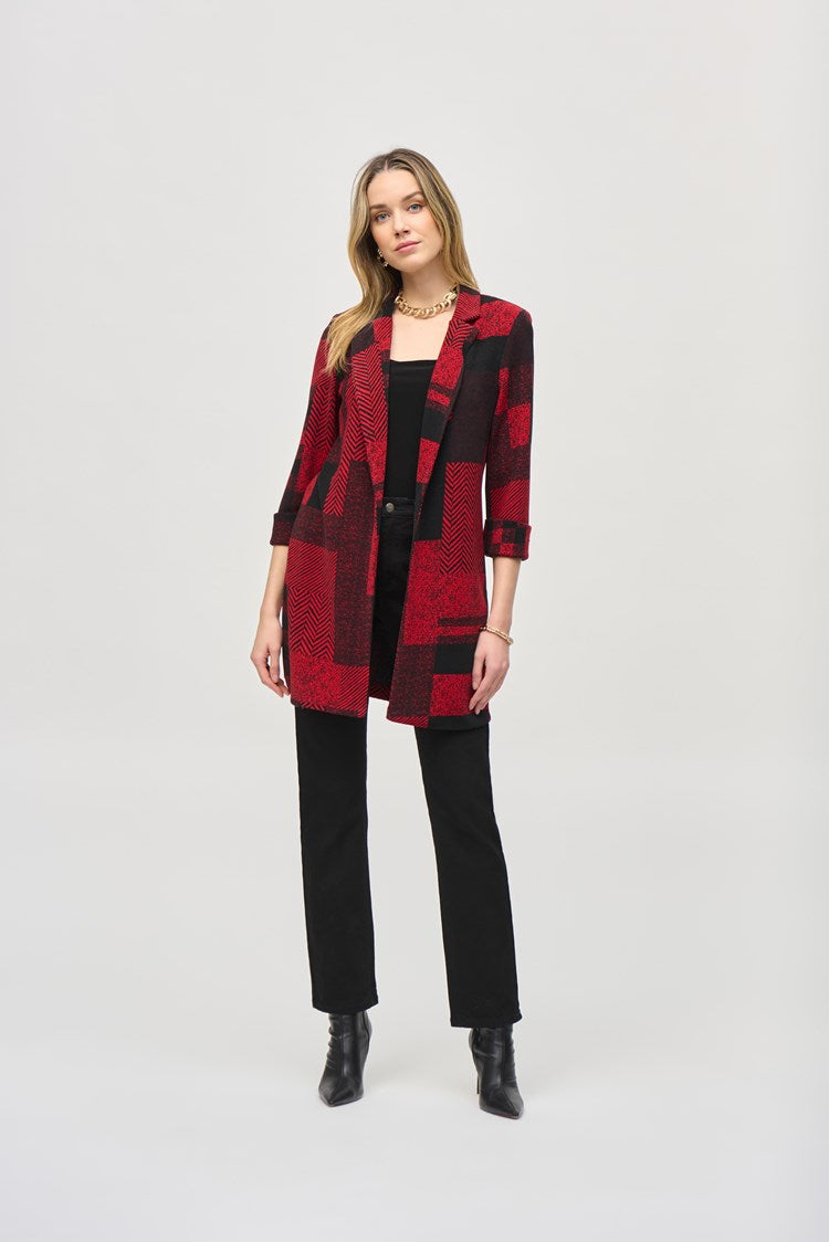 Joseph Ribkoff 243309 Jacket Black/Red
