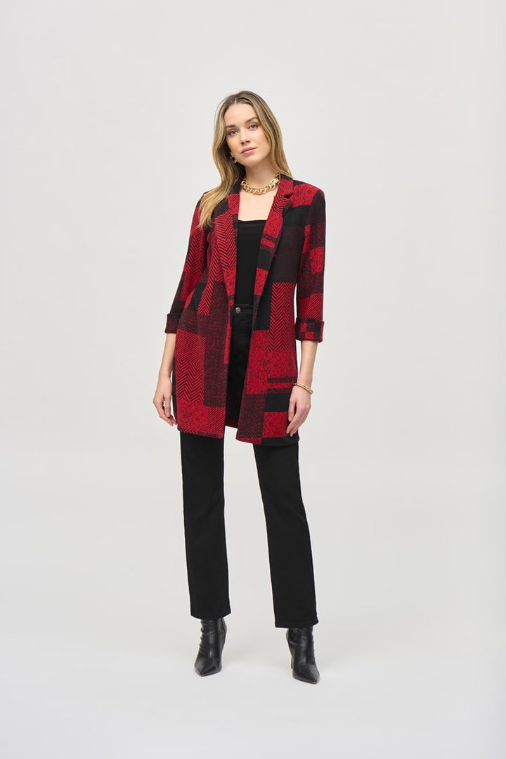 Joseph Ribkoff 243309 Jacket Black/Red