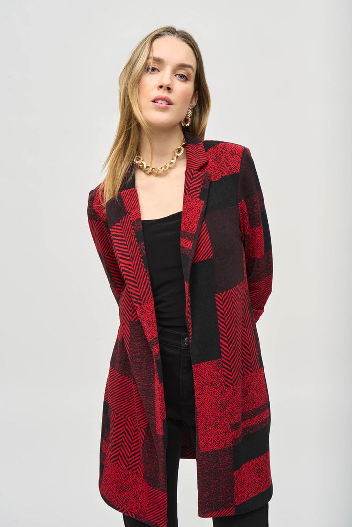 Joseph Ribkoff 243309 Jacket Black/Red