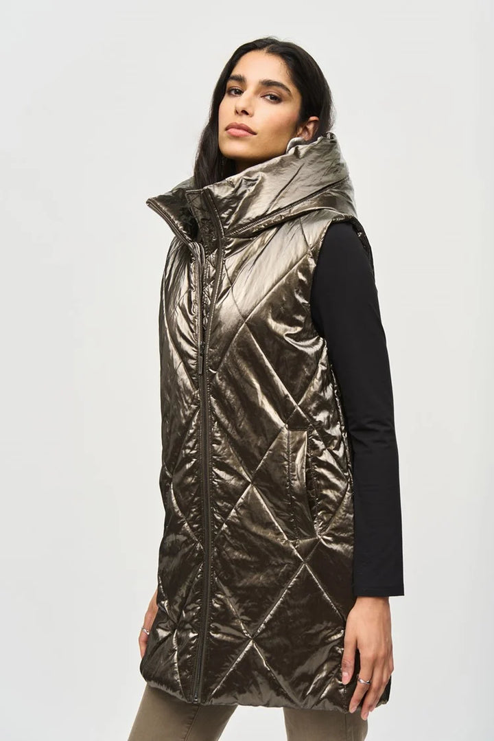 Joseph Ribkoff 243940 Vest Taupe
