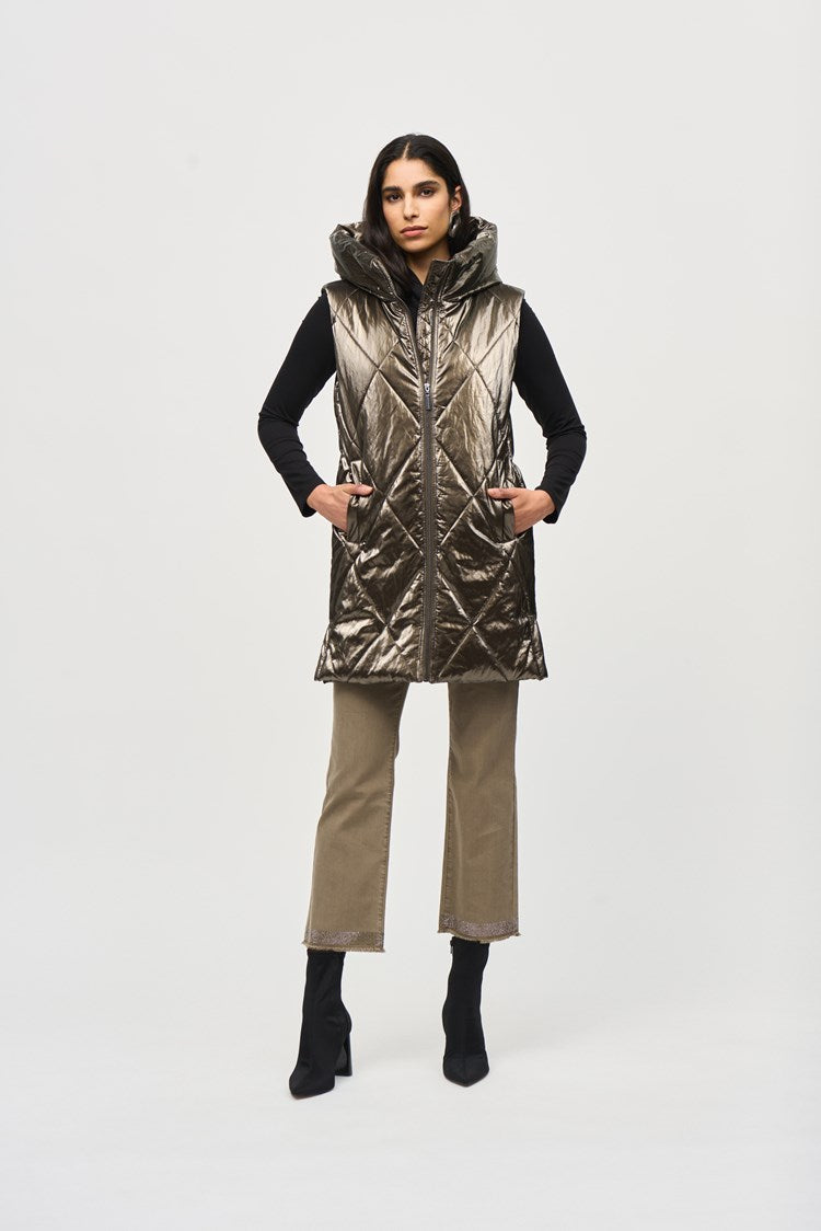 Joseph Ribkoff 243940 Vest Taupe