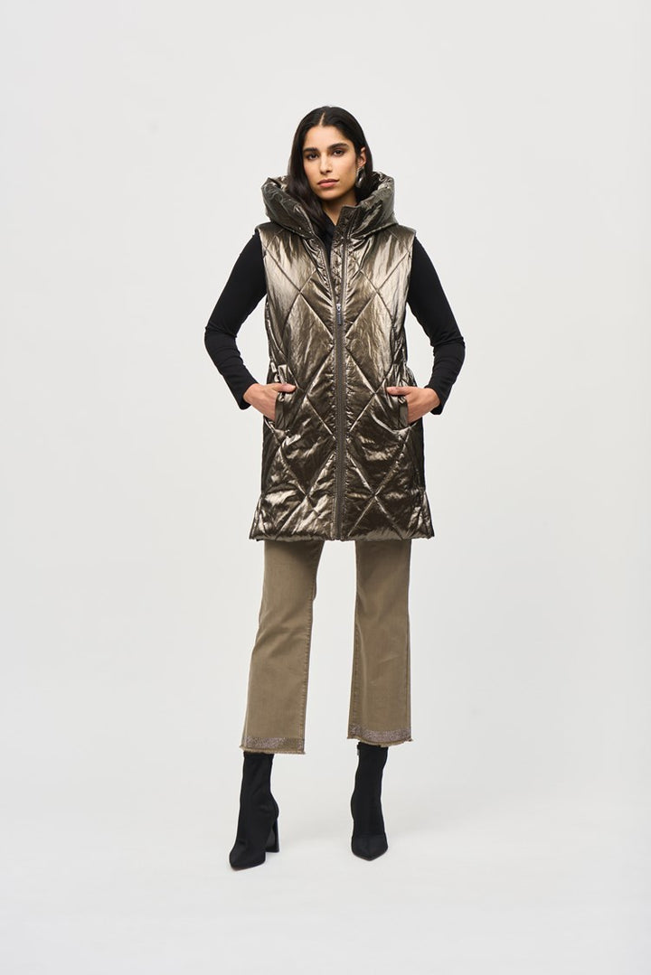 Joseph Ribkoff 243940 Vest Taupe