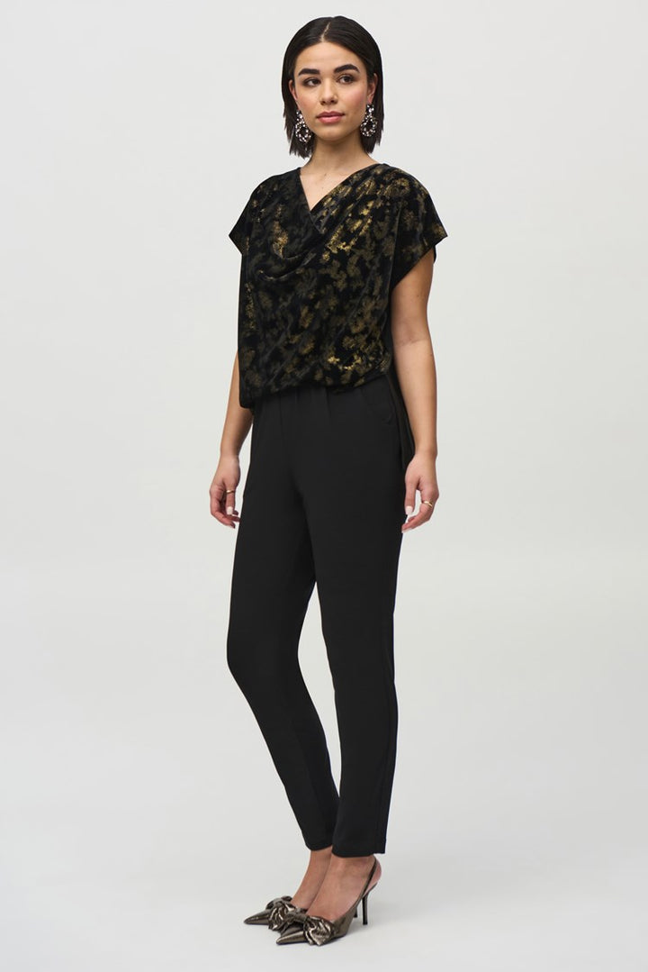 Joseph Ribkoff 244001 Jumpsuit Black/Gold