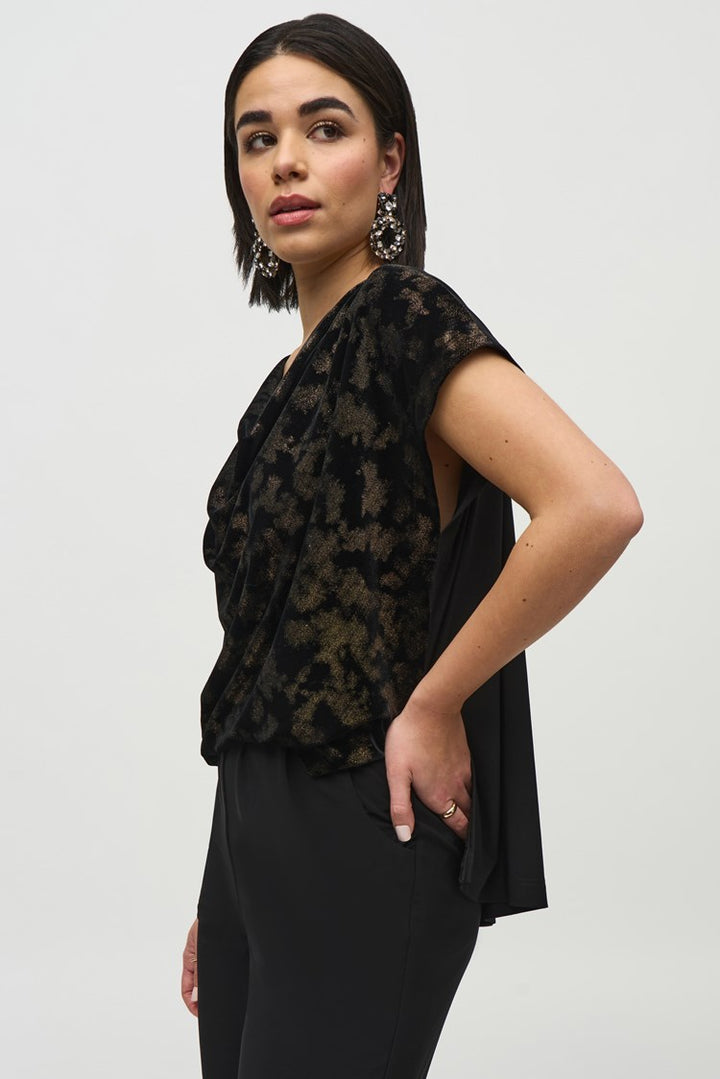 Joseph Ribkoff 244001 Jumpsuit Black/Gold