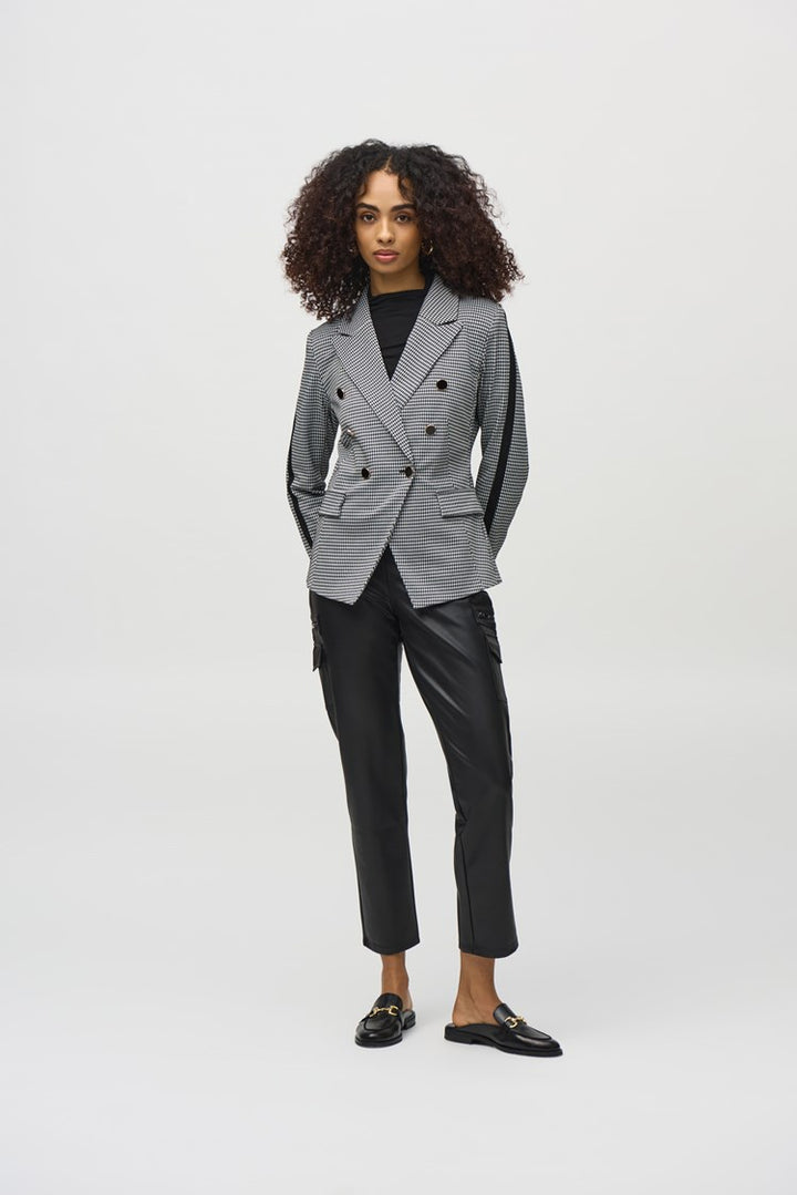 Joseph Ribkoff 244938 Jacket Black/Vanilla