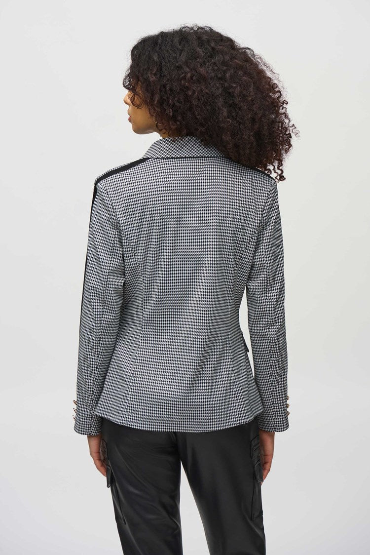 Joseph Ribkoff 244938 Jacket Black/Vanilla