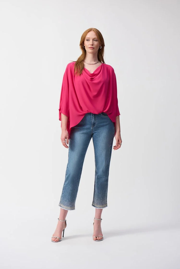 Joseph Ribkoff 251026 Top Geranium