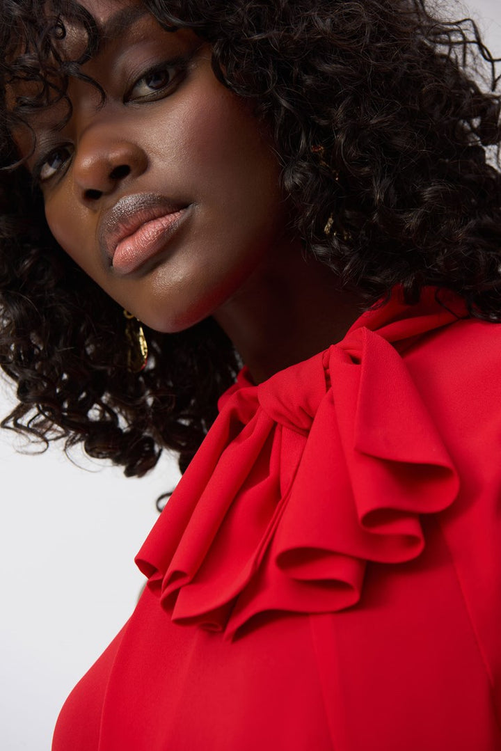 Joseph Ribkoff 251115 Top Radiant Red