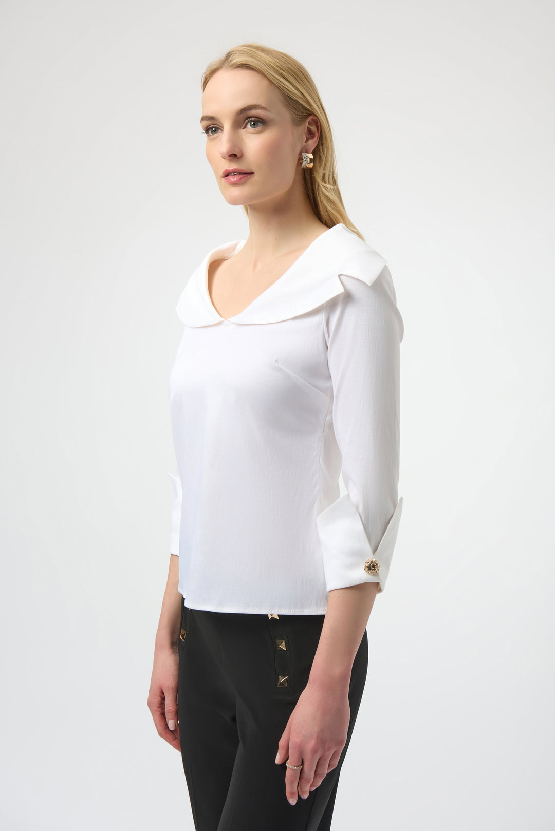 Joseph Ribkoff 254010 Top Vanilla