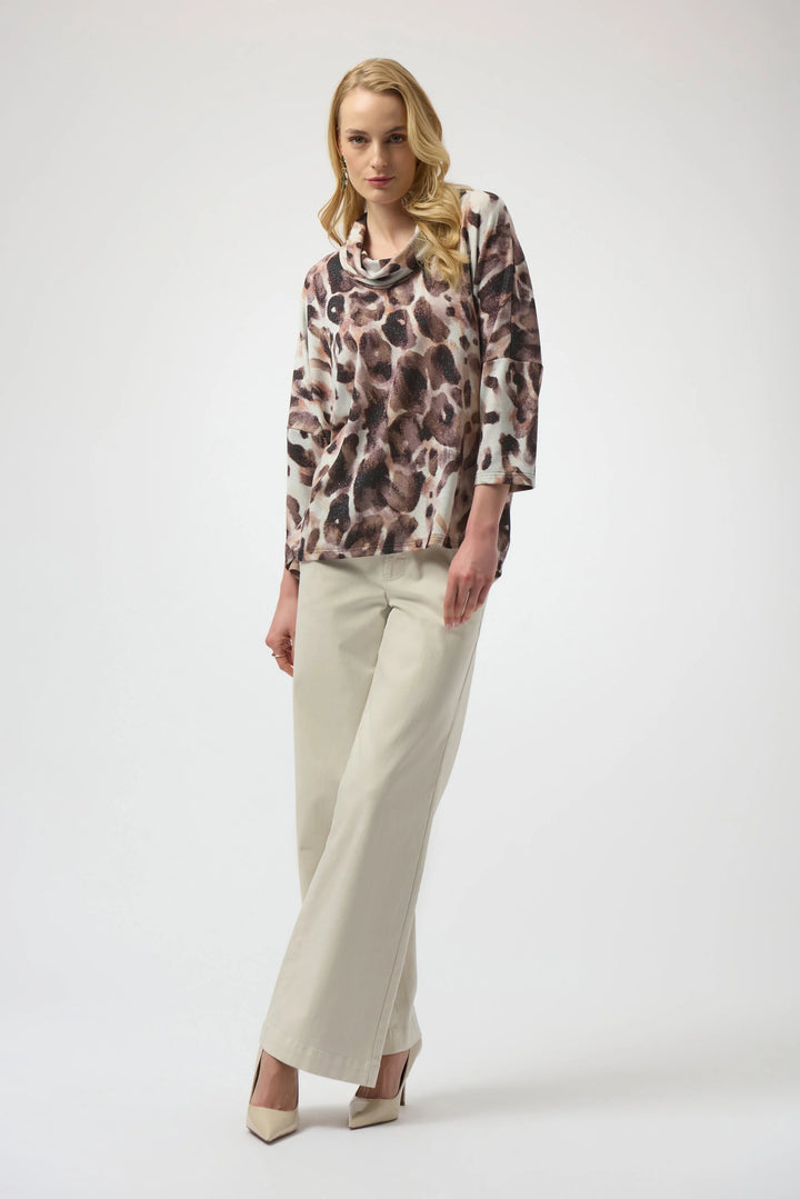 Joseph Ribkoff 254033 Top Off White/Multi