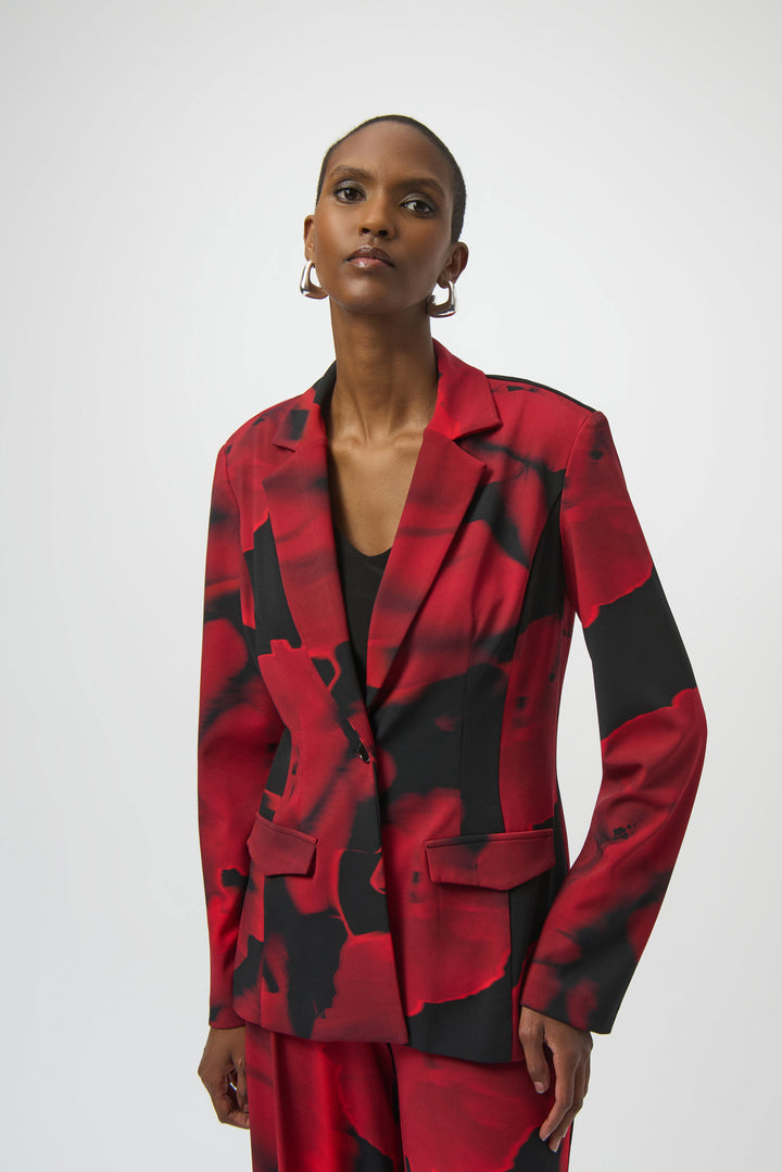 Joseph Ribkoff 254092 Jacket Black/Red
