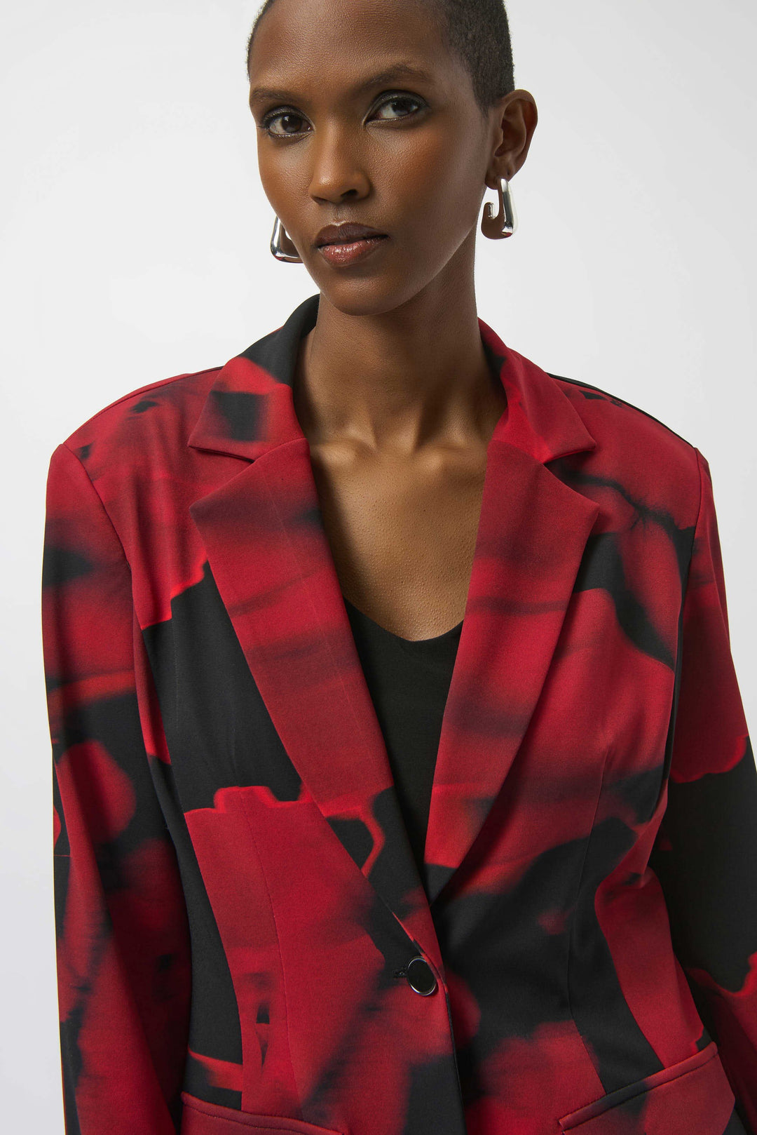 Joseph Ribkoff 254092 Jacket Black/Red