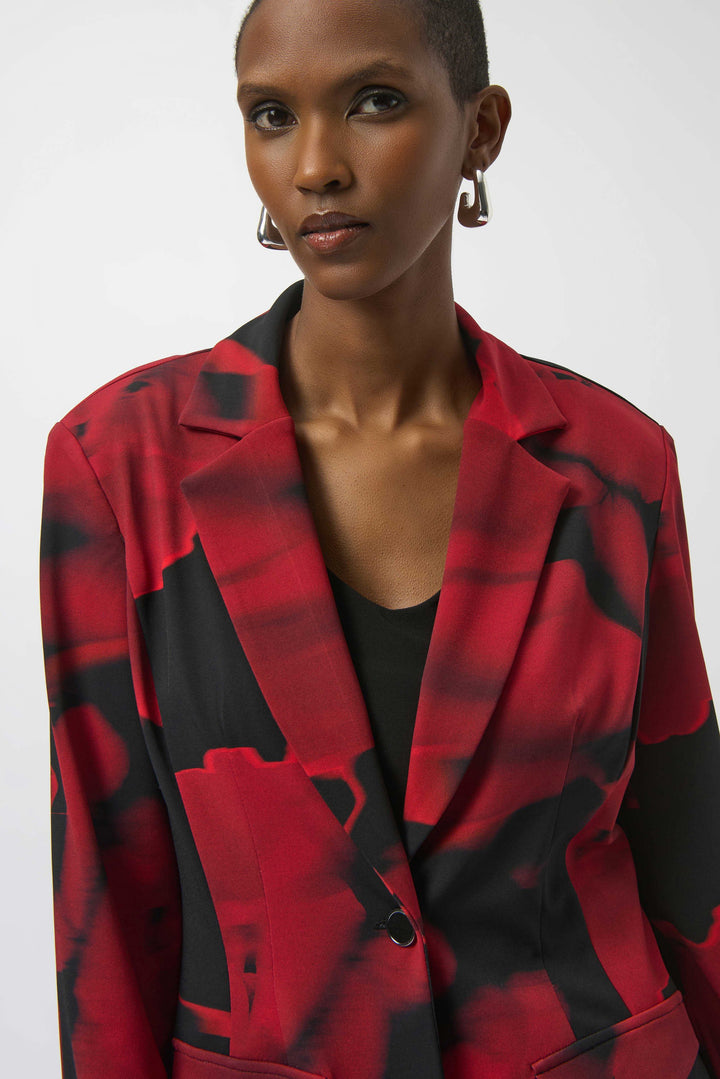 Joseph Ribkoff 254092 Jacket Black/Red