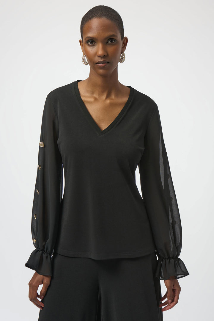 Joseph Ribkoff 254093 Top Black