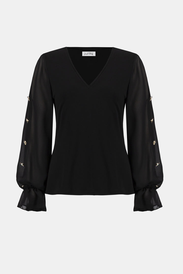 Joseph Ribkoff 254093 Top Black
