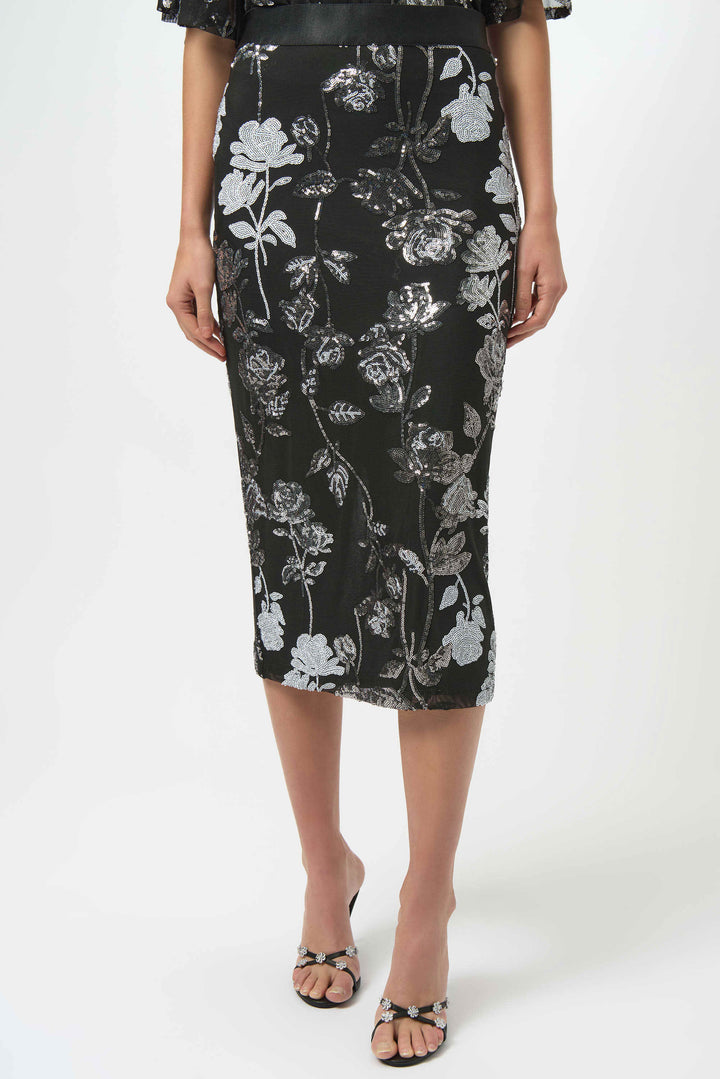 Joseph Ribkoff 254182 Skirt Black/Multi