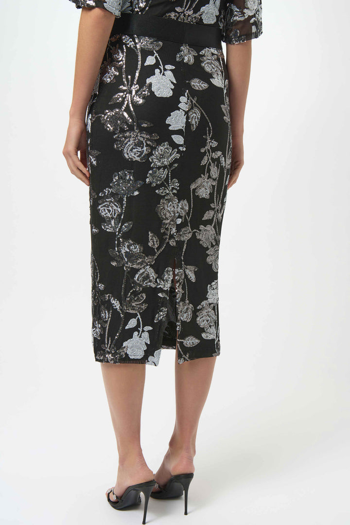 Joseph Ribkoff 254182 Skirt Black/Multi