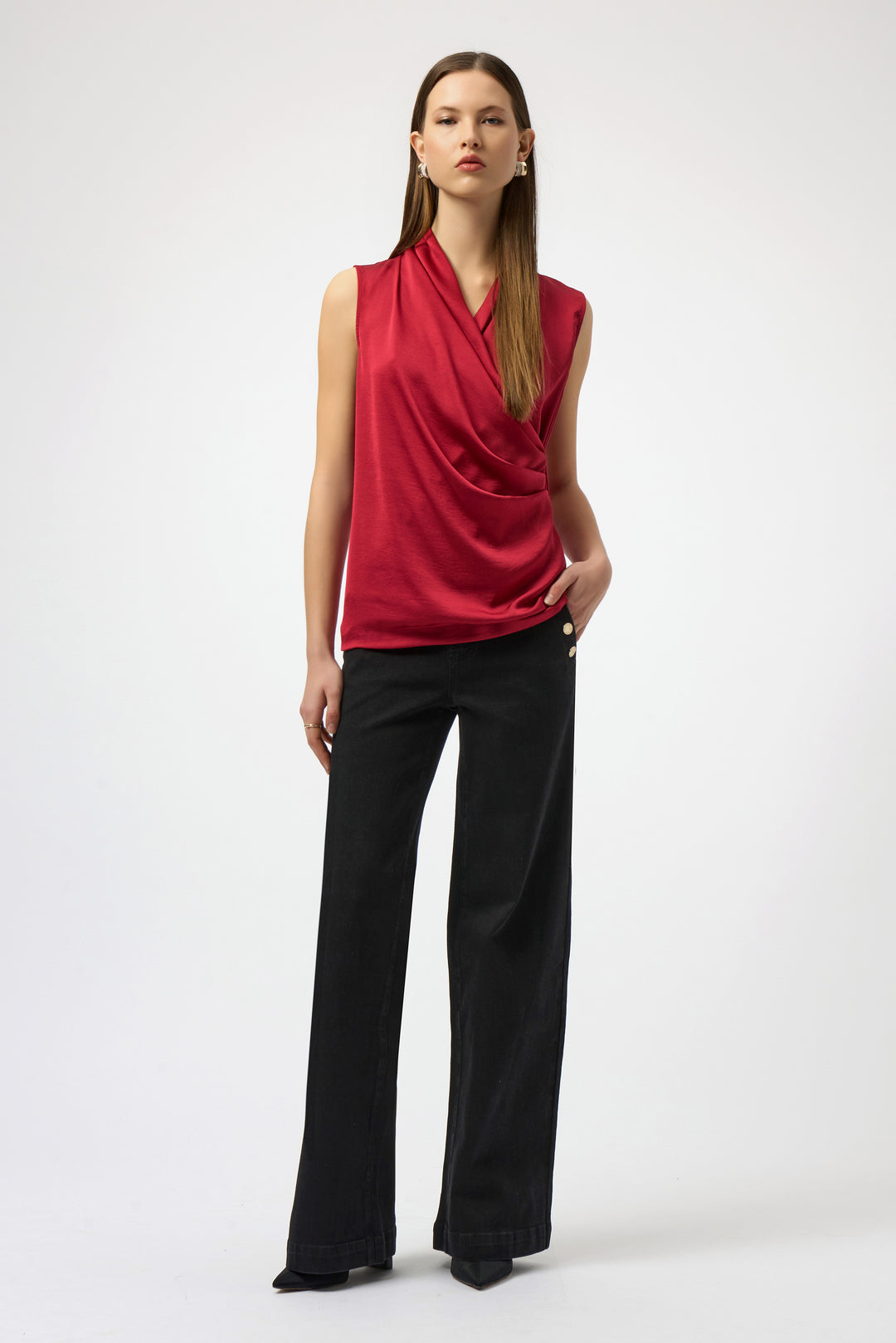 Joseph Ribkoff 254215 Top Black