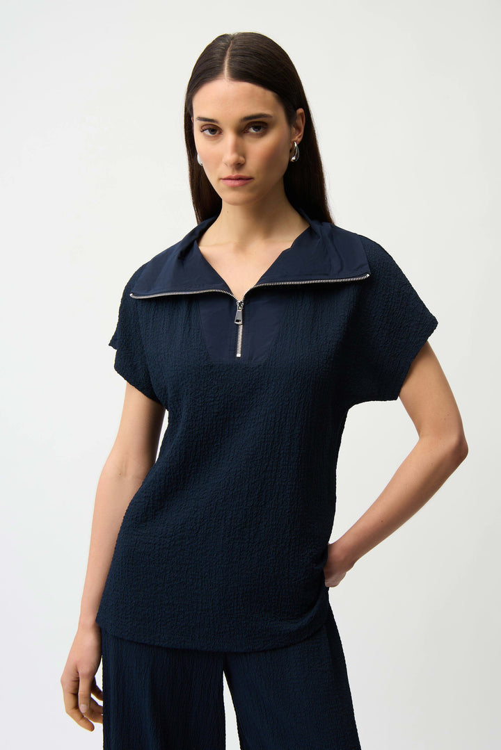 Joseph Ribkoff 261017 Top Midnight Blue