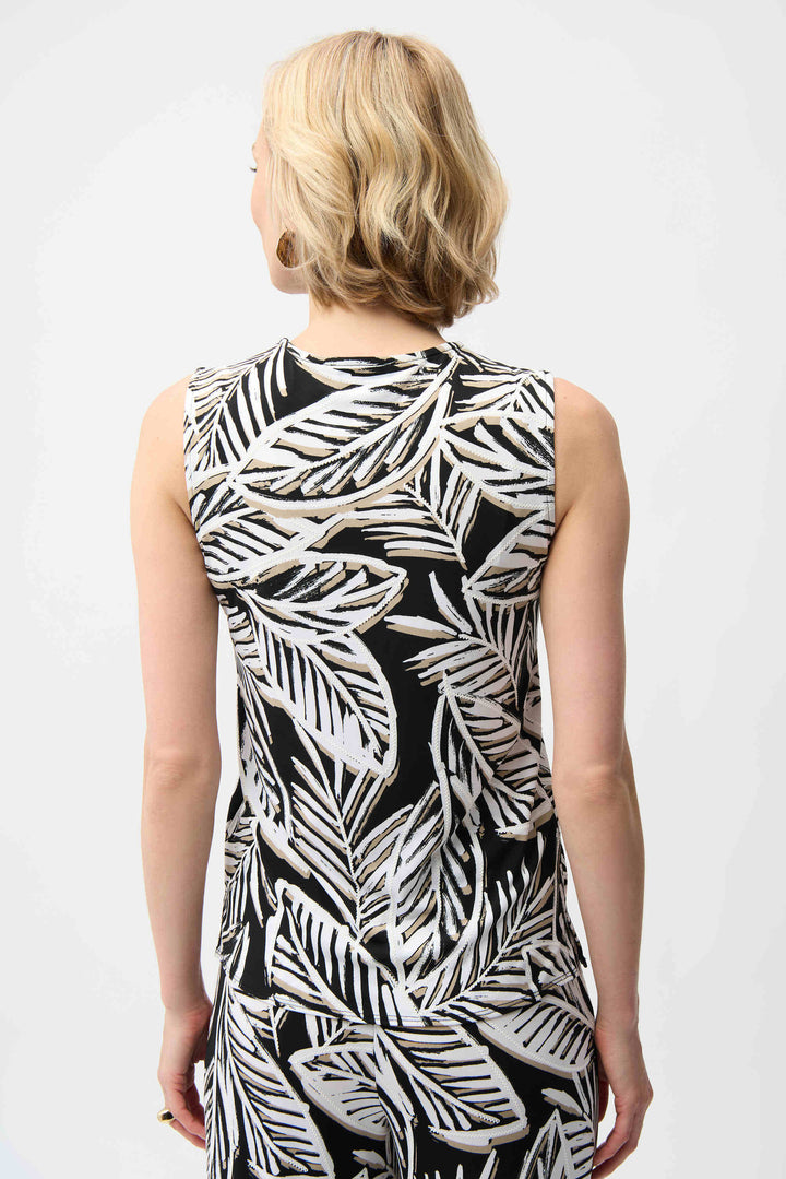 Joseph Ribkoff 261151 Top Black/Multi