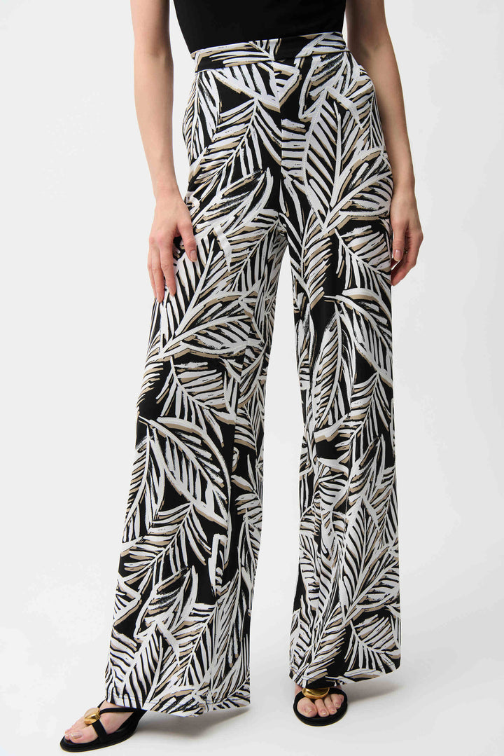 Joseph Ribkoff 261158 Pants Black/Multi