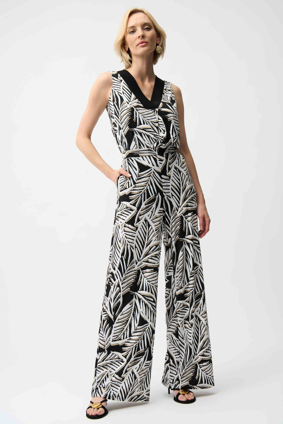 Joseph Ribkoff 261158 Pants Black/Multi