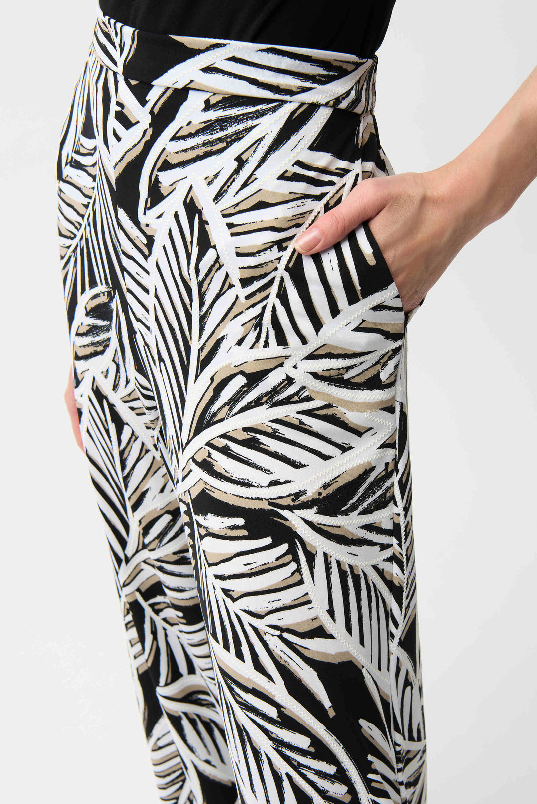 Joseph Ribkoff 261158 Pants Black/Multi