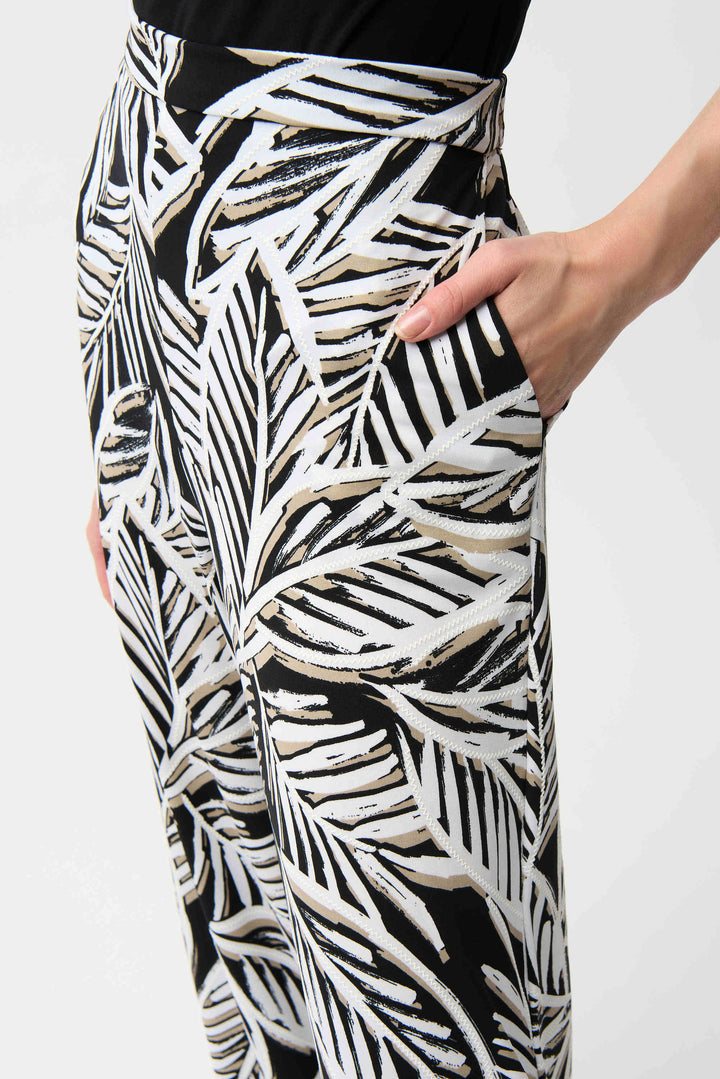 Joseph Ribkoff 261158 Pants Black/Multi