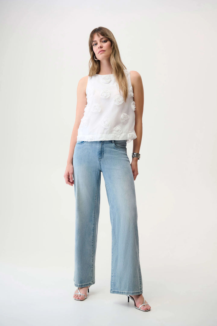 Joseph Ribkoff 261220 Top Off White